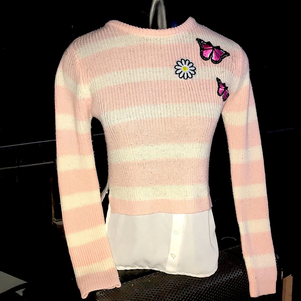Girls 10/12 long sleeve sweater